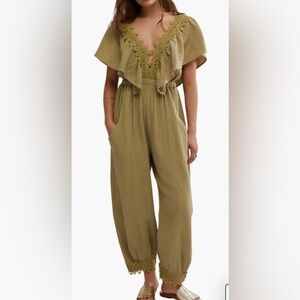 Free People Bali Rolling Dunes Jumpsuit size XS